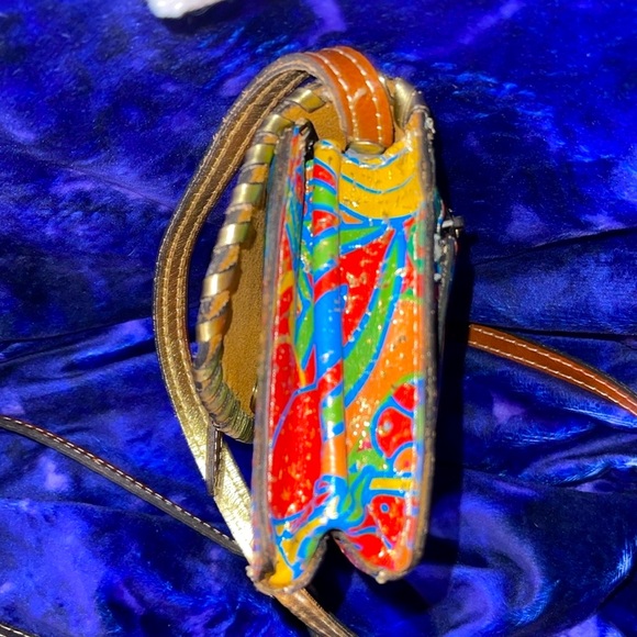 PATRICIA NASH colorful leather crossbody. EUC - Picture 10 of 17